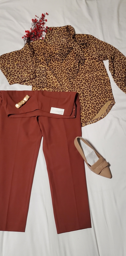 Ann Taylor-High Rise Ankle Pant - Curvy Fit